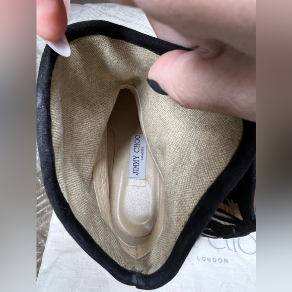 Stunning Jimmy Choo Limited Edition Rare Mina Palm Boots Size 36 - Picture 3 of 4